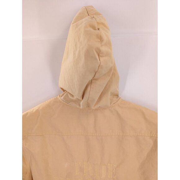 True Religion Men's Western Button Up Hooded Canvas Shirt, Embroidered, 2XL Logo - Picture 14 of 16